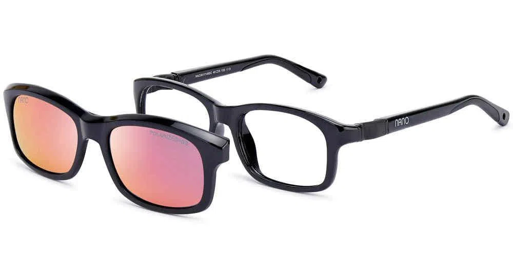 Nanovista ARCADE SC 3.0 Eyeglasses - CLIP ARCADE SC 3.0 MT BLACK TURQUOISE W/CLIP - view 12